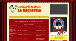 Desktop Screenshot of laragnatelateatro.com